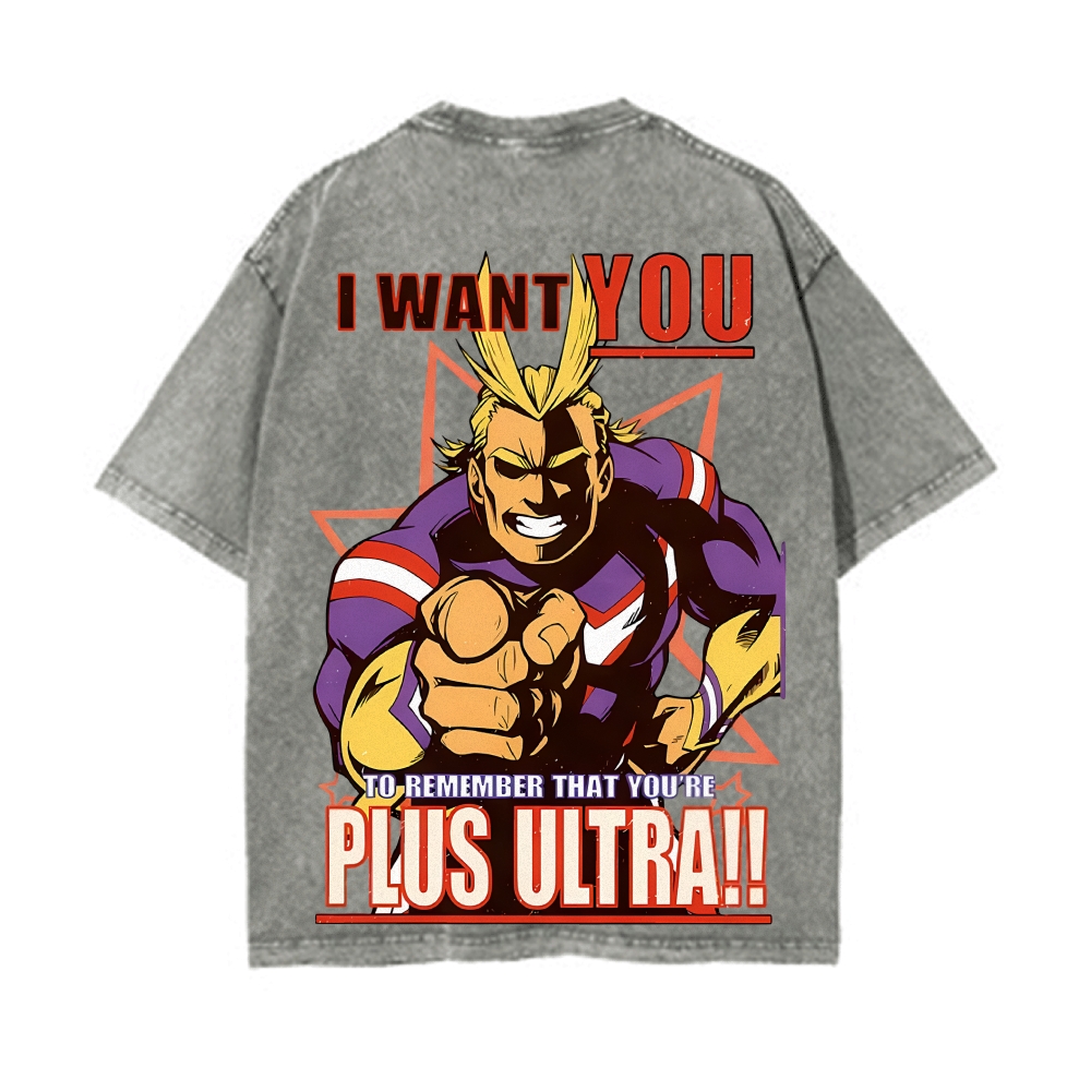 Vintage Oversized T-Shirt My Hero Academia