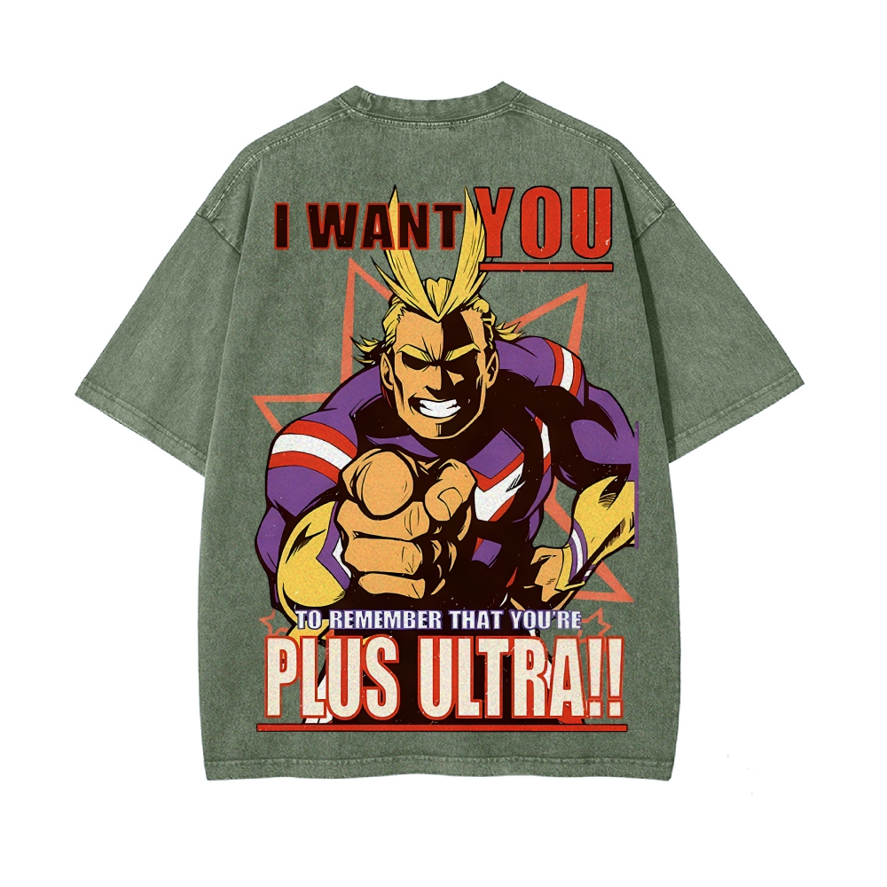 Vintage Oversized T-Shirt My Hero Academia