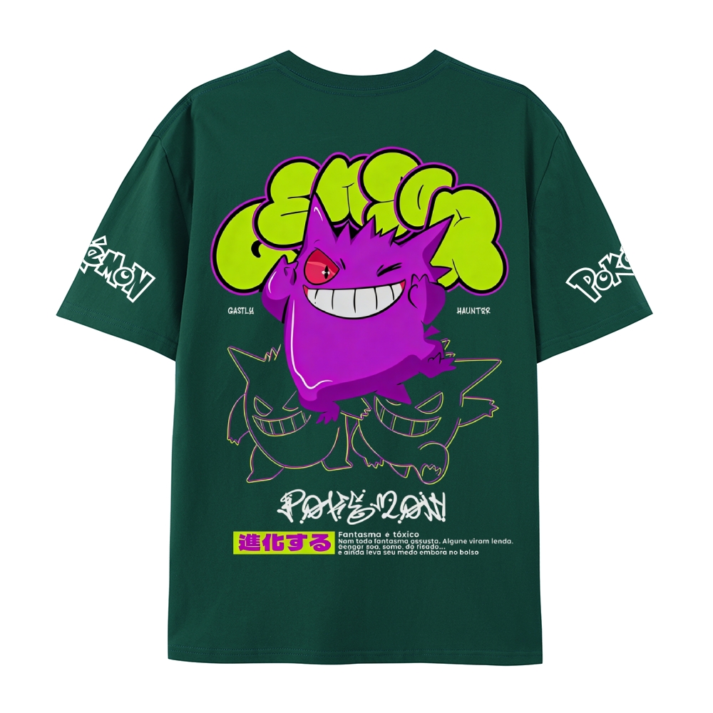 Pokemon Pure Cotton Unisex Crew Neck Anime T-Shirt