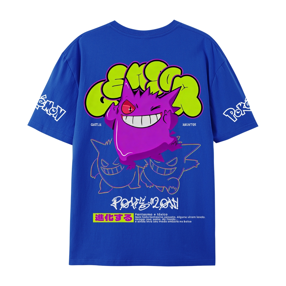 Pokemon Pure Cotton Unisex Crew Neck Anime T-Shirt