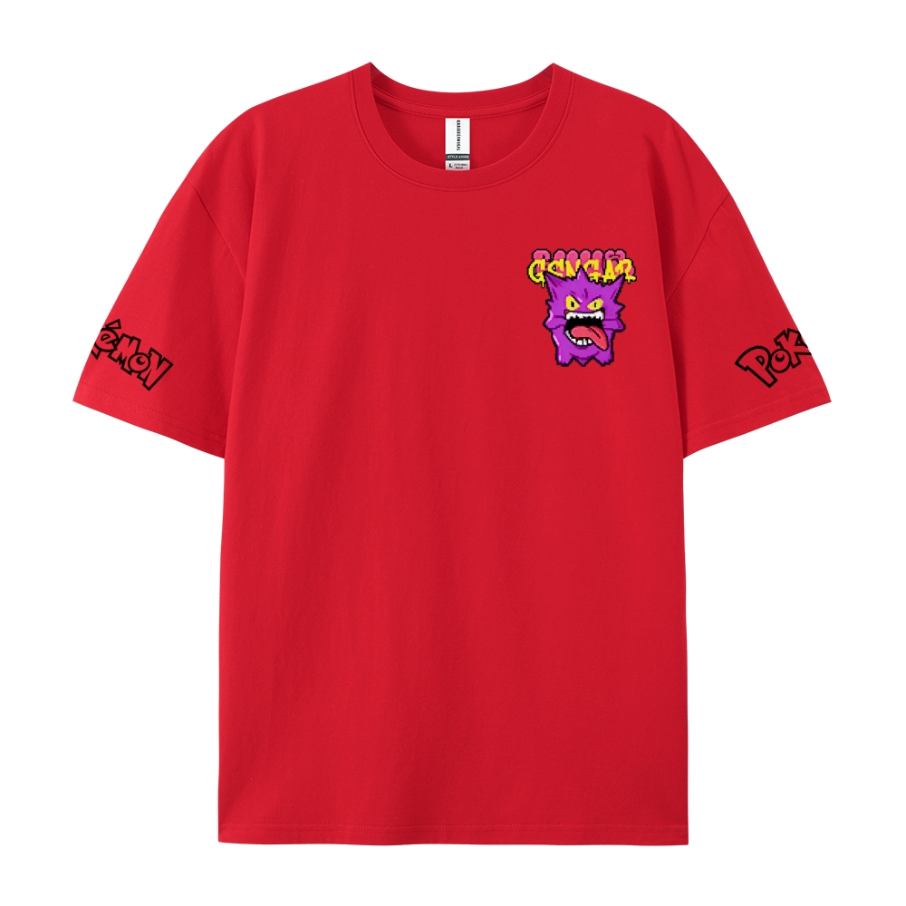 Pokemon Pure Cotton Unisex Crew Neck Anime T-Shirt