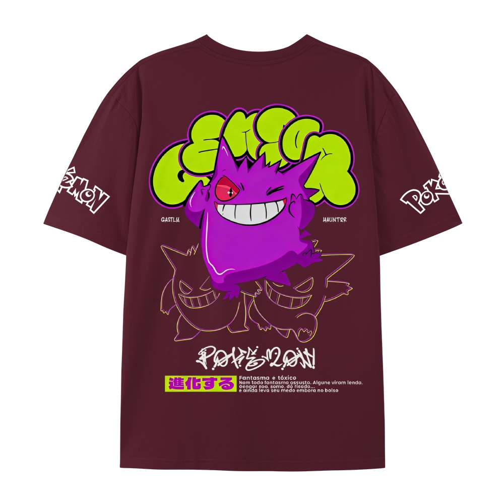 Pokemon Pure Cotton Unisex Crew Neck Anime T-Shirt