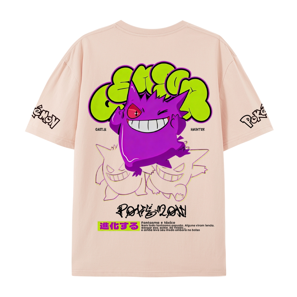 Pokemon Pure Cotton Unisex Crew Neck Anime T-Shirt