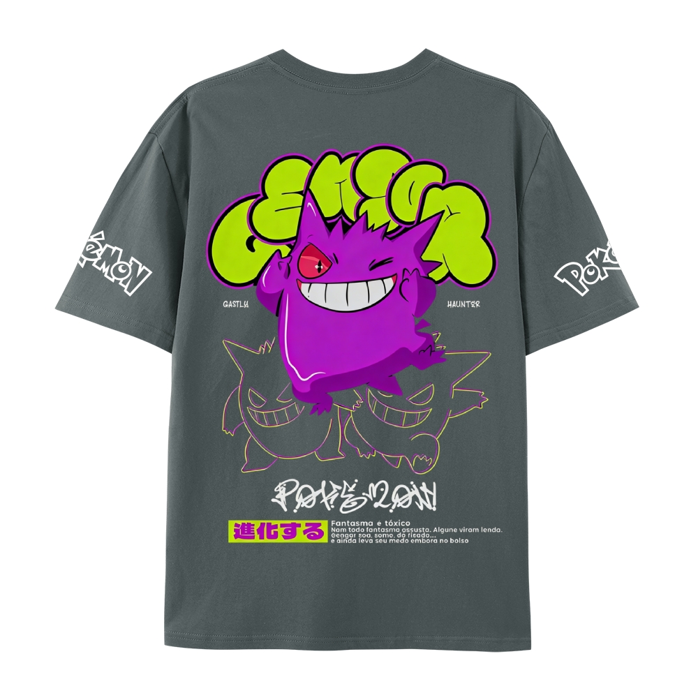 Pokemon Pure Cotton Unisex Crew Neck Anime T-Shirt