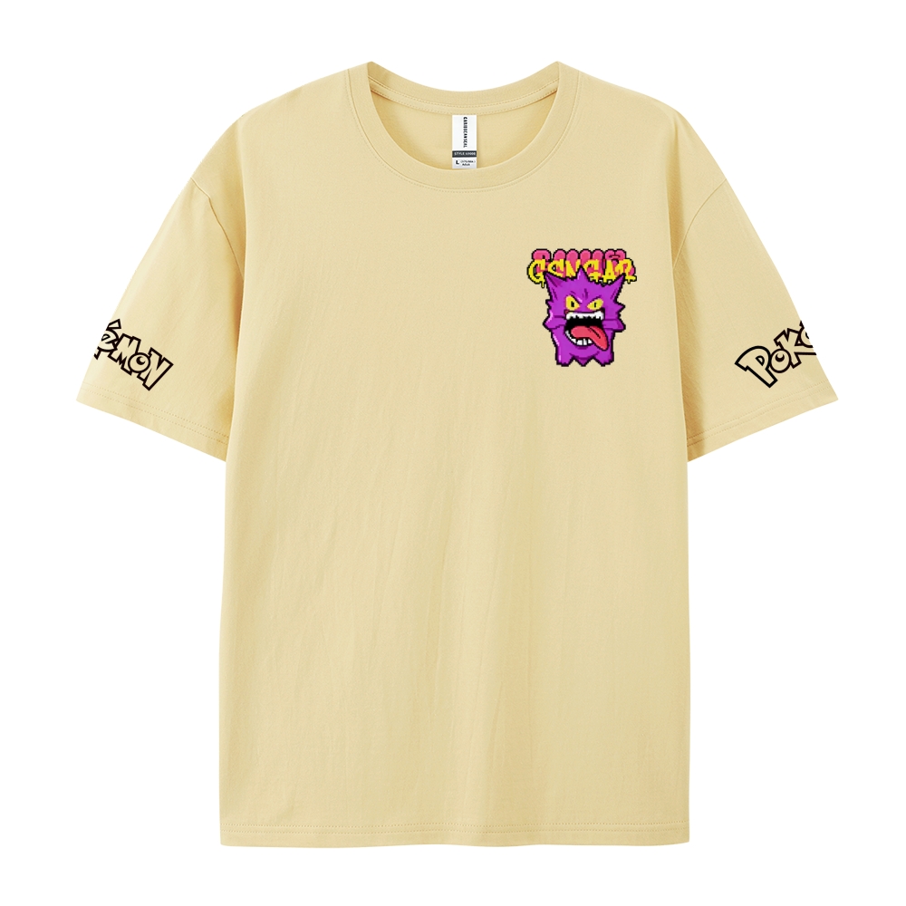 Pokemon Pure Cotton Unisex Crew Neck Anime T-Shirt