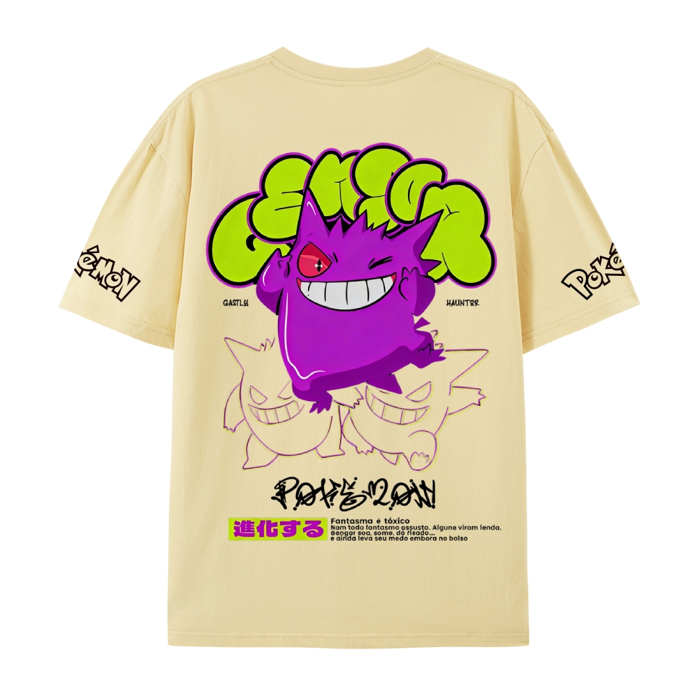 Pokemon Pure Cotton Unisex Crew Neck Anime T-Shirt