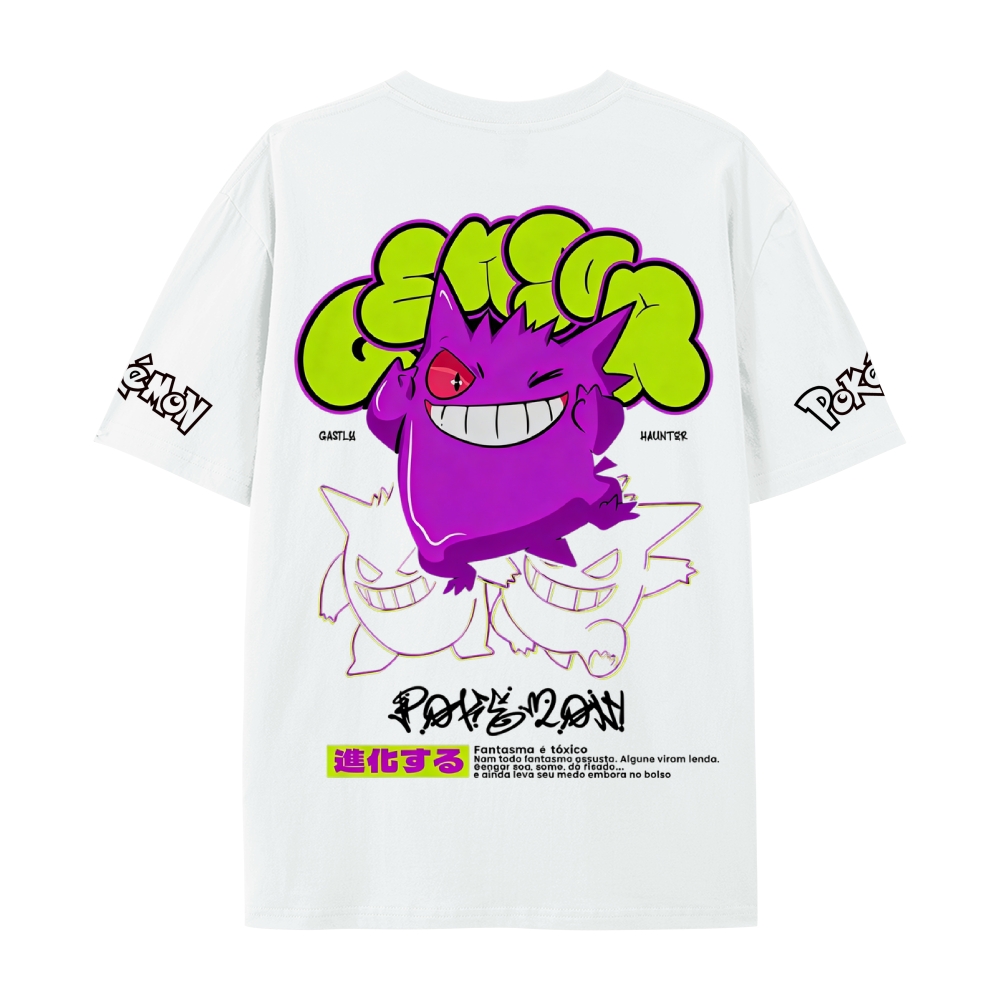 Pokemon Pure Cotton Unisex Crew Neck Anime T-Shirt