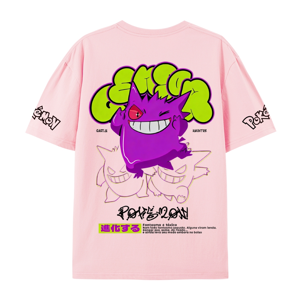 Pokemon Pure Cotton Unisex Crew Neck Anime T-Shirt