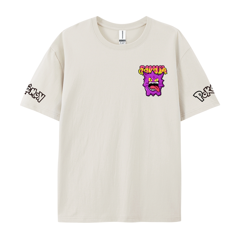 Pokemon Pure Cotton Unisex Crew Neck Anime T-Shirt