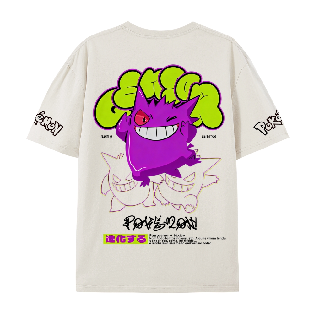 Pokemon Pure Cotton Unisex Crew Neck Anime T-Shirt