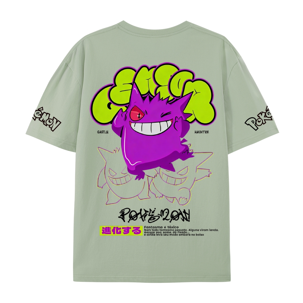 Pokemon Pure Cotton Unisex Crew Neck Anime T-Shirt