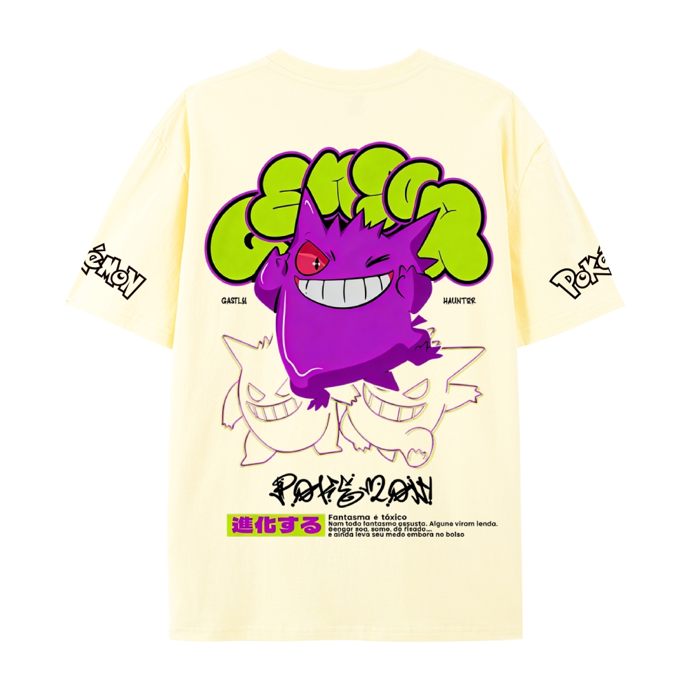 Pokemon Pure Cotton Unisex Crew Neck Anime T-Shirt