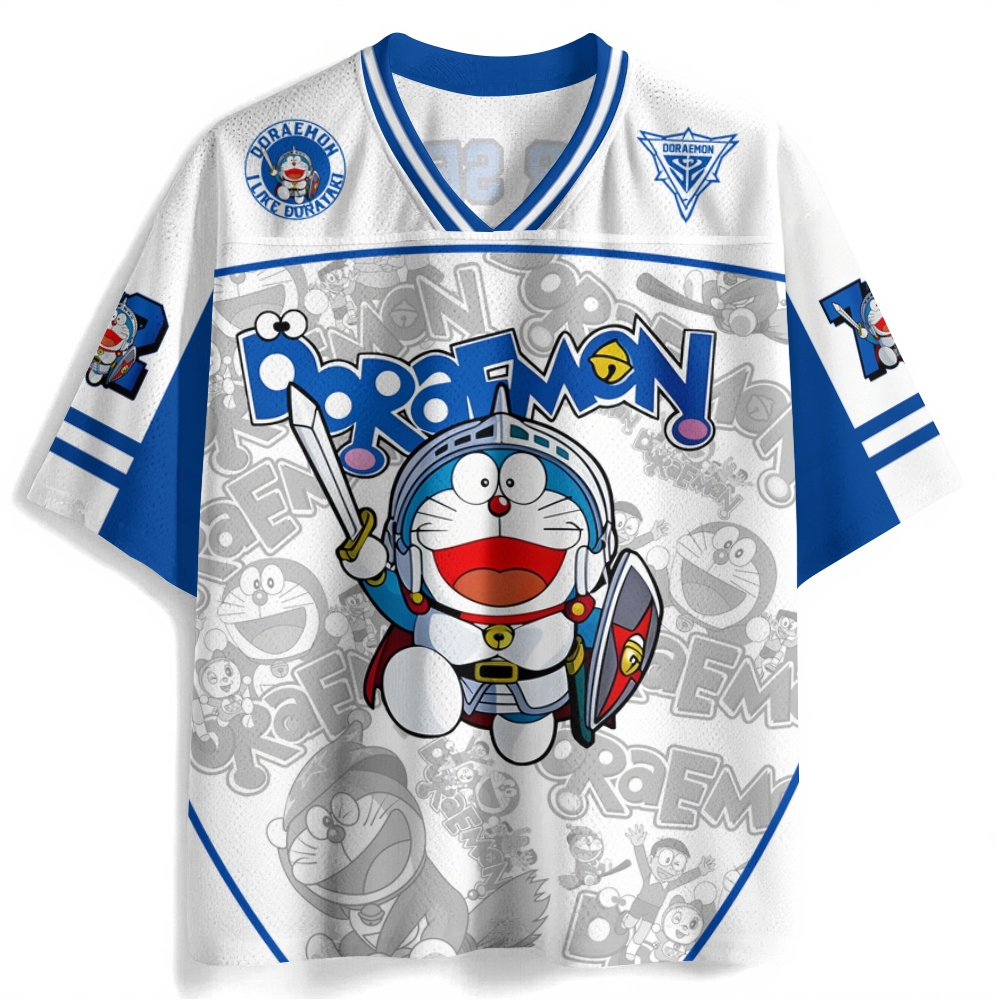 Doraemon Anime Football Jersey