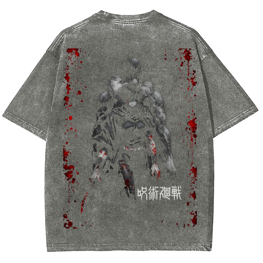 Unisex Fit Washed T-Shirt Jujutsu Kaisen