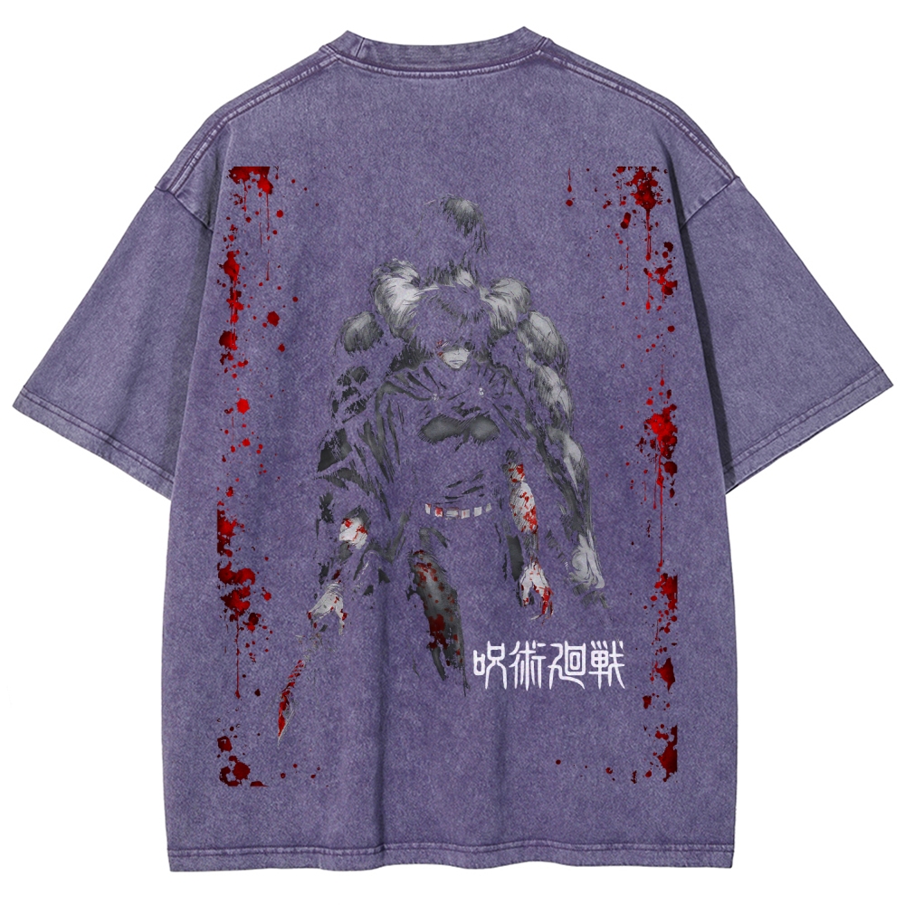 Unisex Fit Washed T-Shirt Jujutsu Kaisen