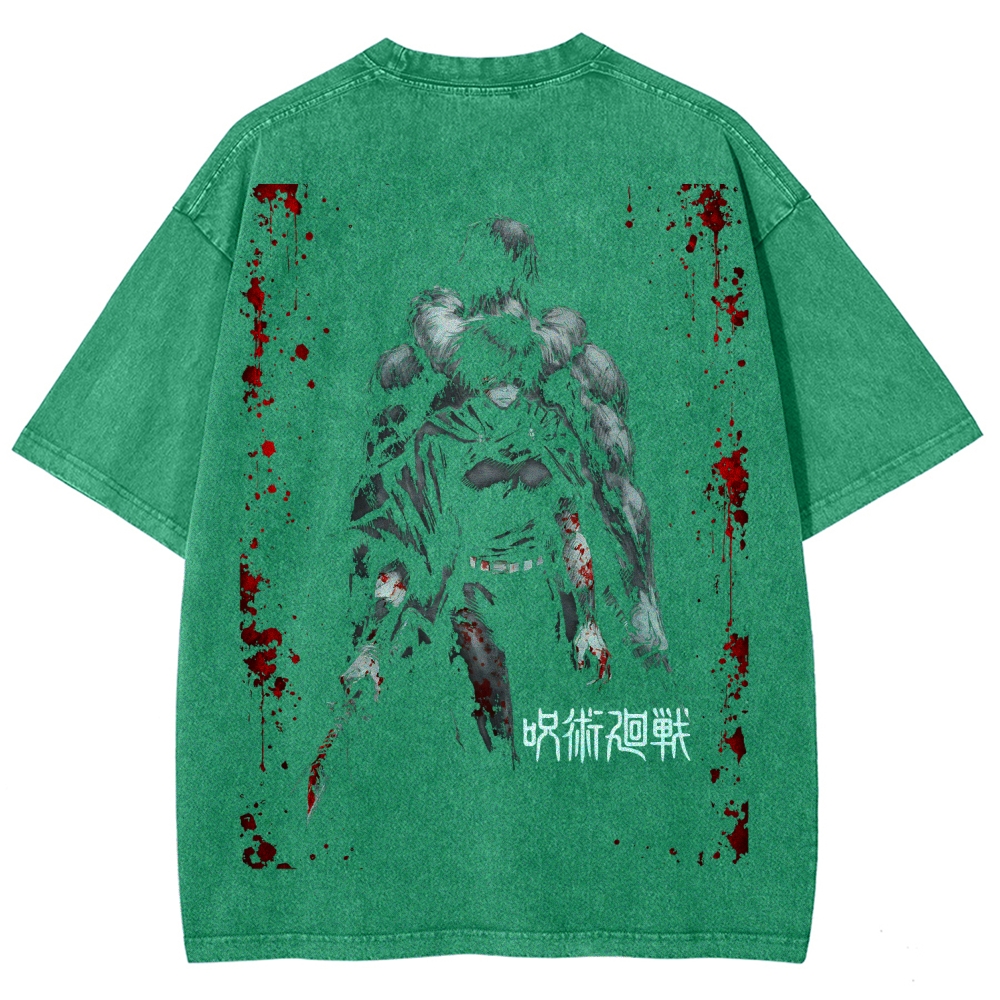 Unisex Fit Washed T-Shirt Jujutsu Kaisen
