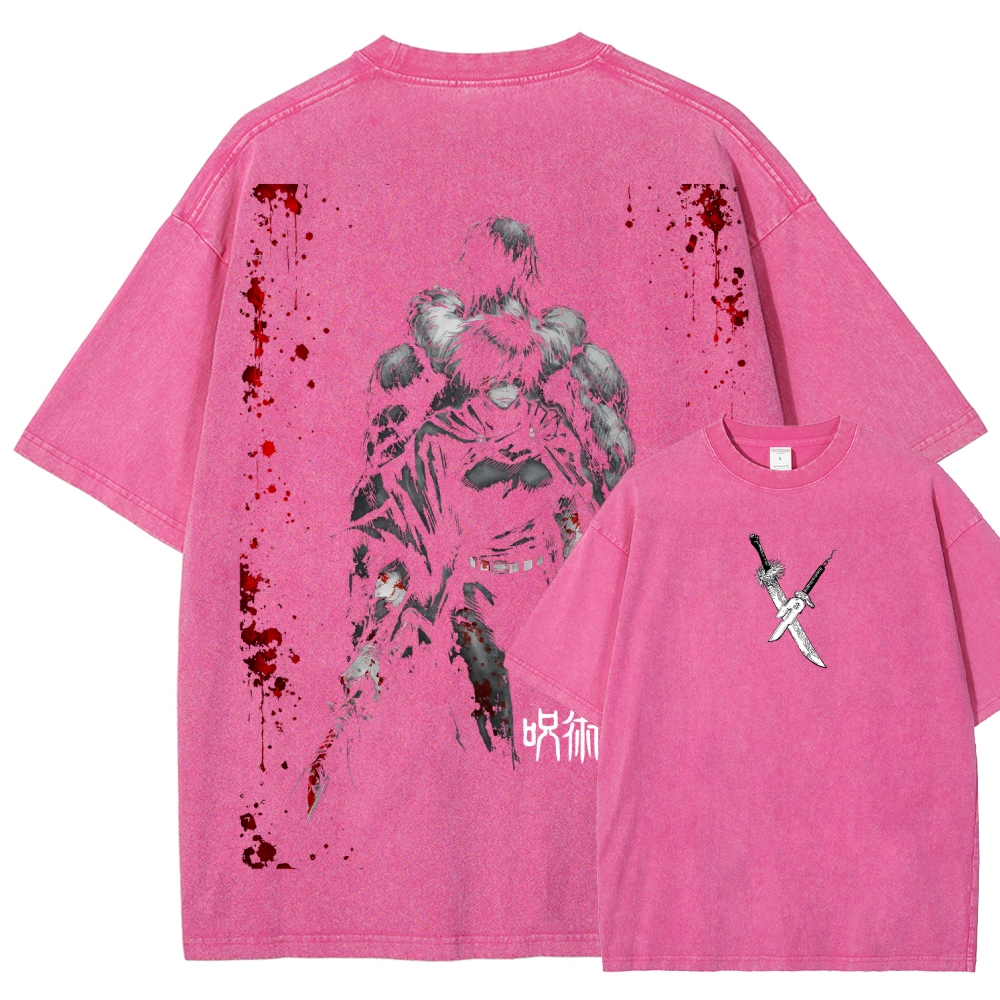 Unisex Fit Washed T-Shirt Jujutsu Kaisen