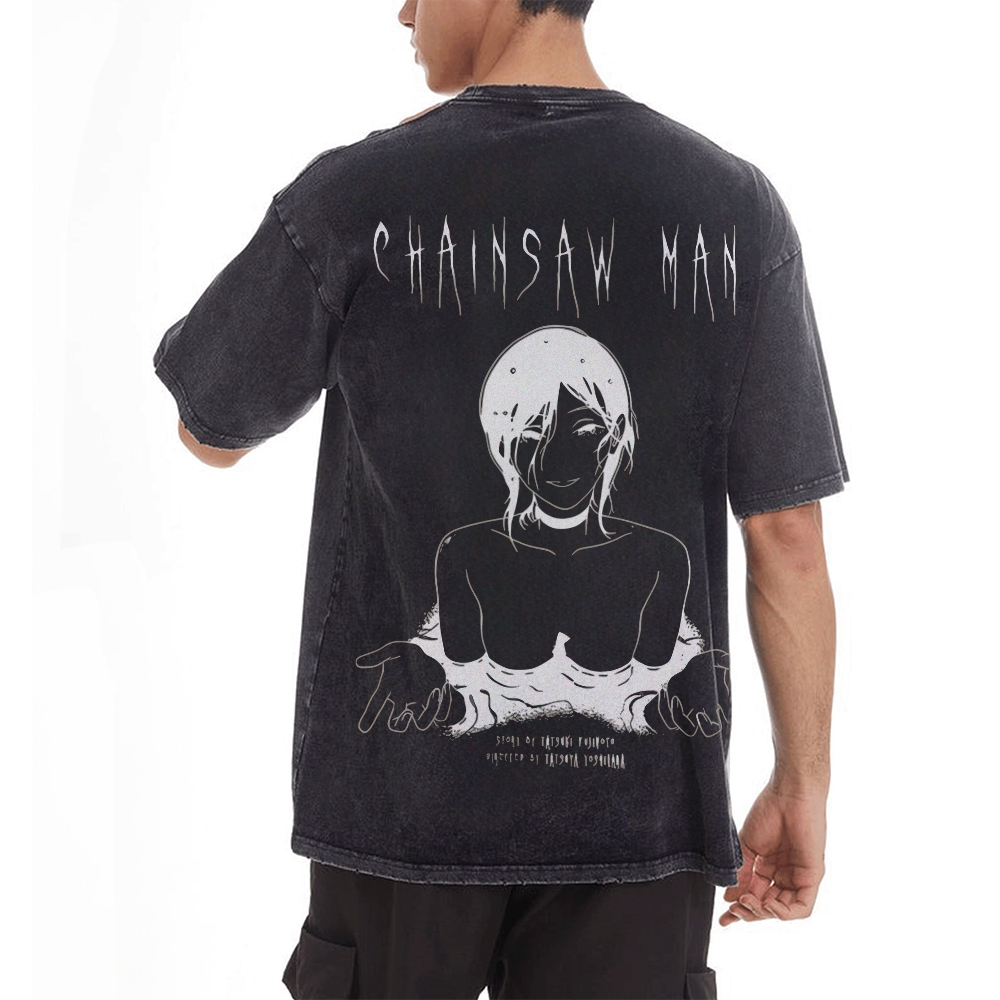 Vintage Oversized T-Shirt Chainsaw Man