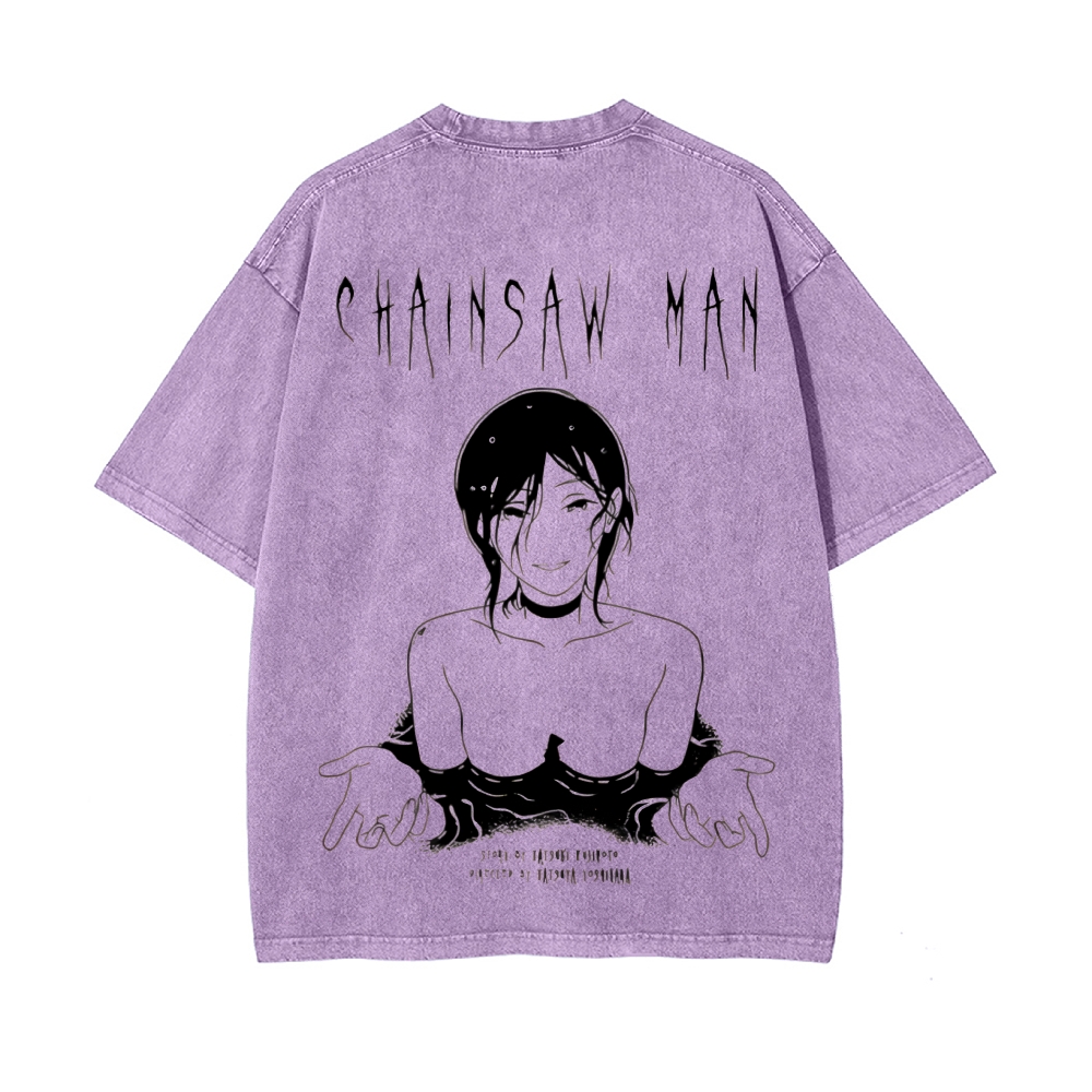 Vintage Oversized T-Shirt Chainsaw Man