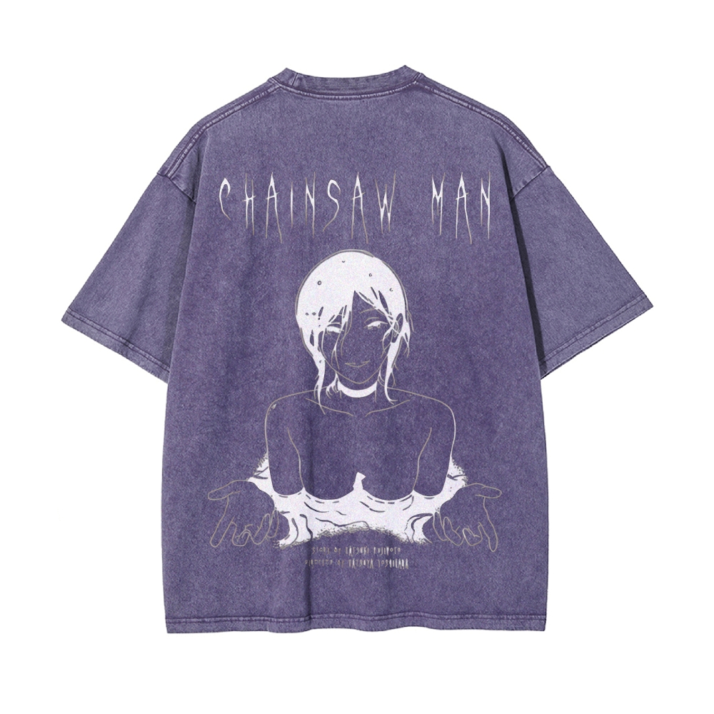 Vintage Oversized T-Shirt Chainsaw Man