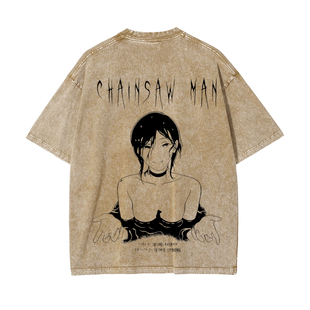 Vintage Oversized T-Shirt Chainsaw Man