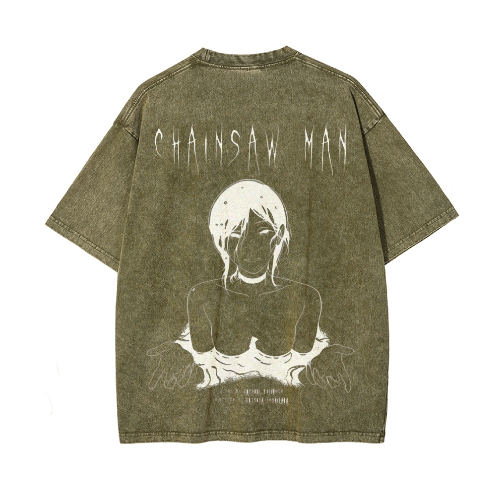 Vintage Oversized T-Shirt Chainsaw Man