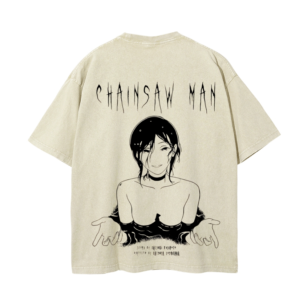 Vintage Oversized T-Shirt Chainsaw Man