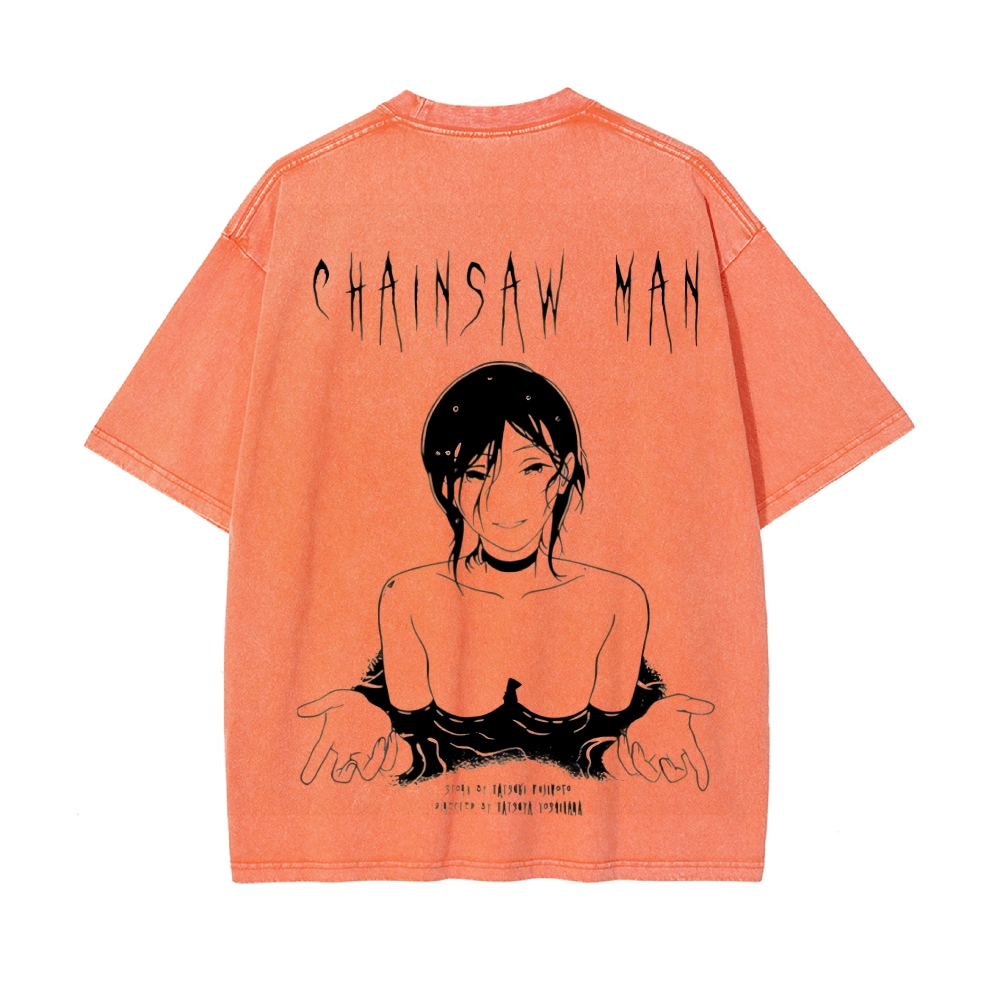 Vintage Oversized T-Shirt Chainsaw Man