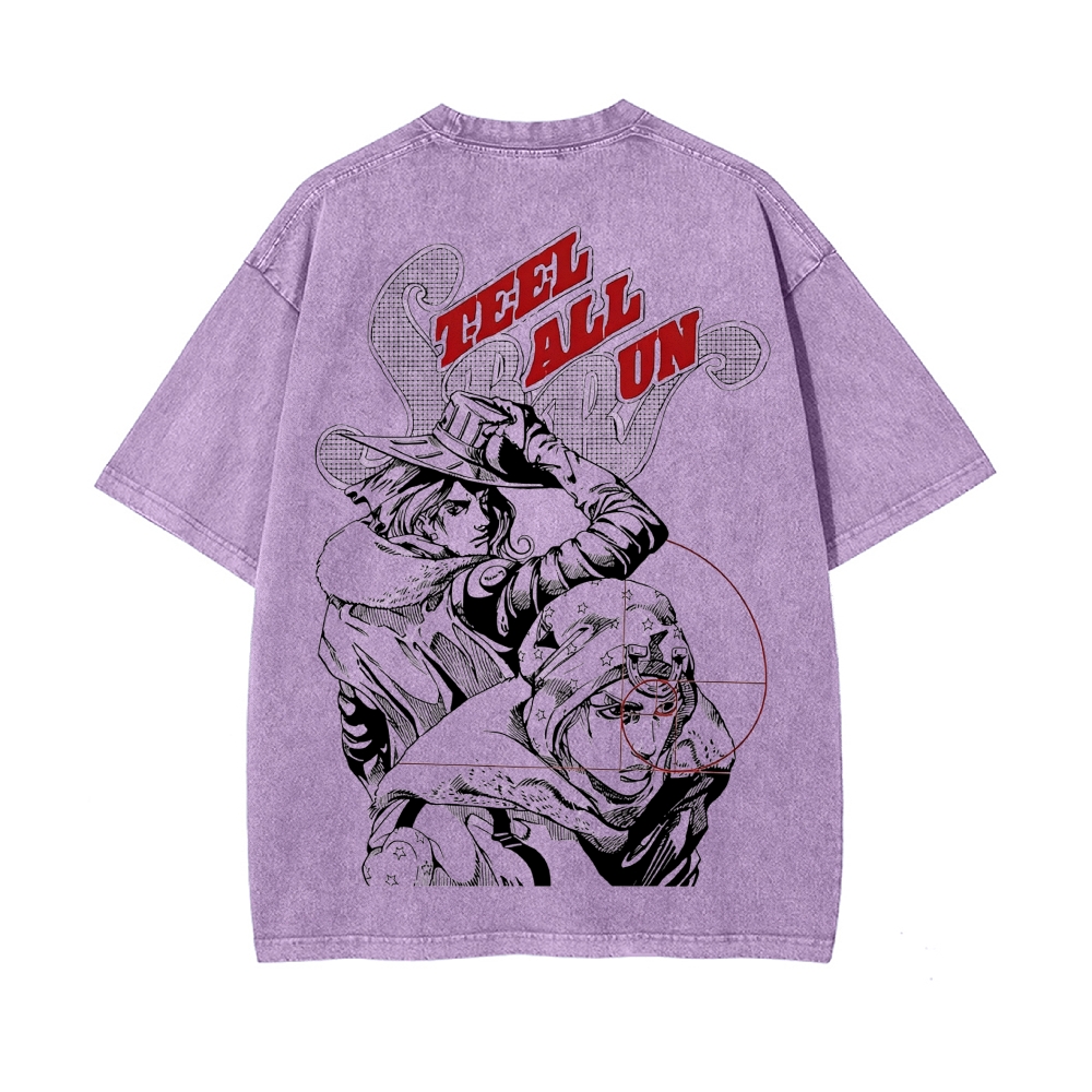 Vintage Oversized T-Shirt JoJo's Bizarre Adventure