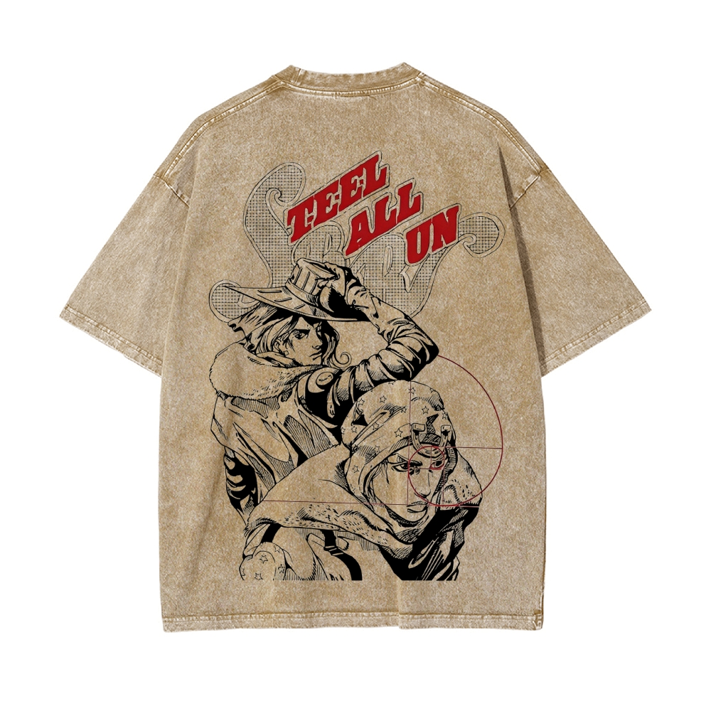Vintage Oversized T-Shirt JoJo's Bizarre Adventure