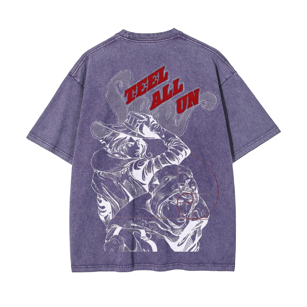 Vintage Oversized T-Shirt JoJo's Bizarre Adventure