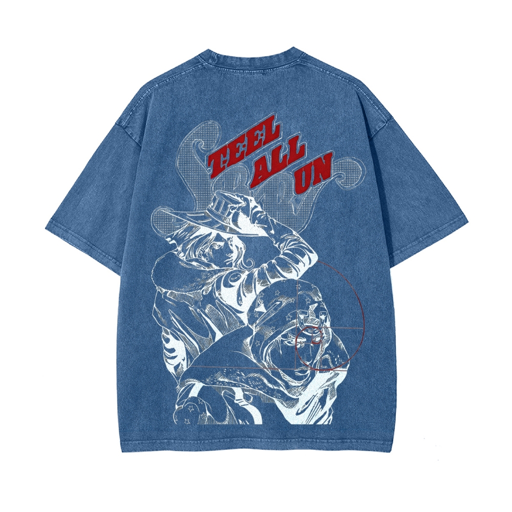 Vintage Oversized T-Shirt JoJo's Bizarre Adventure