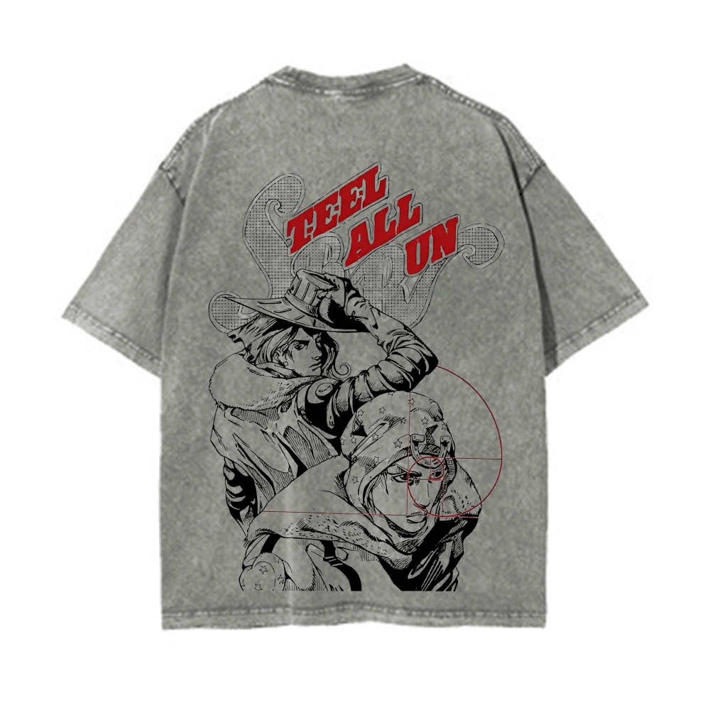 Vintage Oversized T-Shirt JoJo's Bizarre Adventure