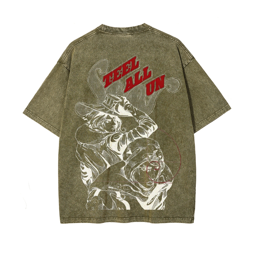Vintage Oversized T-Shirt JoJo's Bizarre Adventure