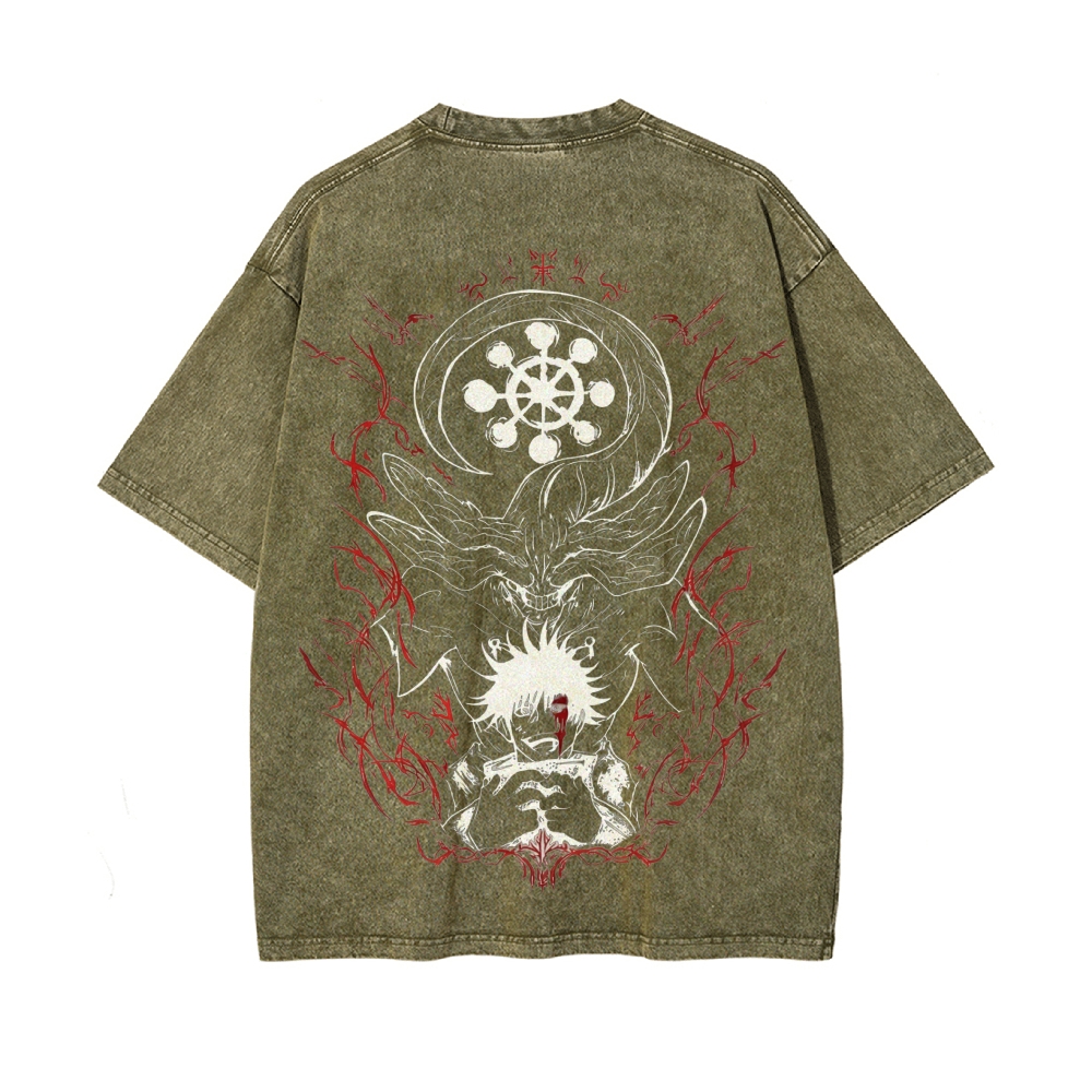 Vintage Oversized T-Shirt Jujutsu Kaisen