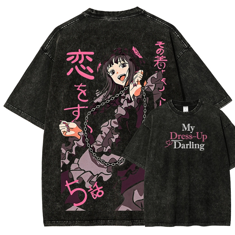 Unisex Fit Washed T-Shirt My Dress-Up Darling