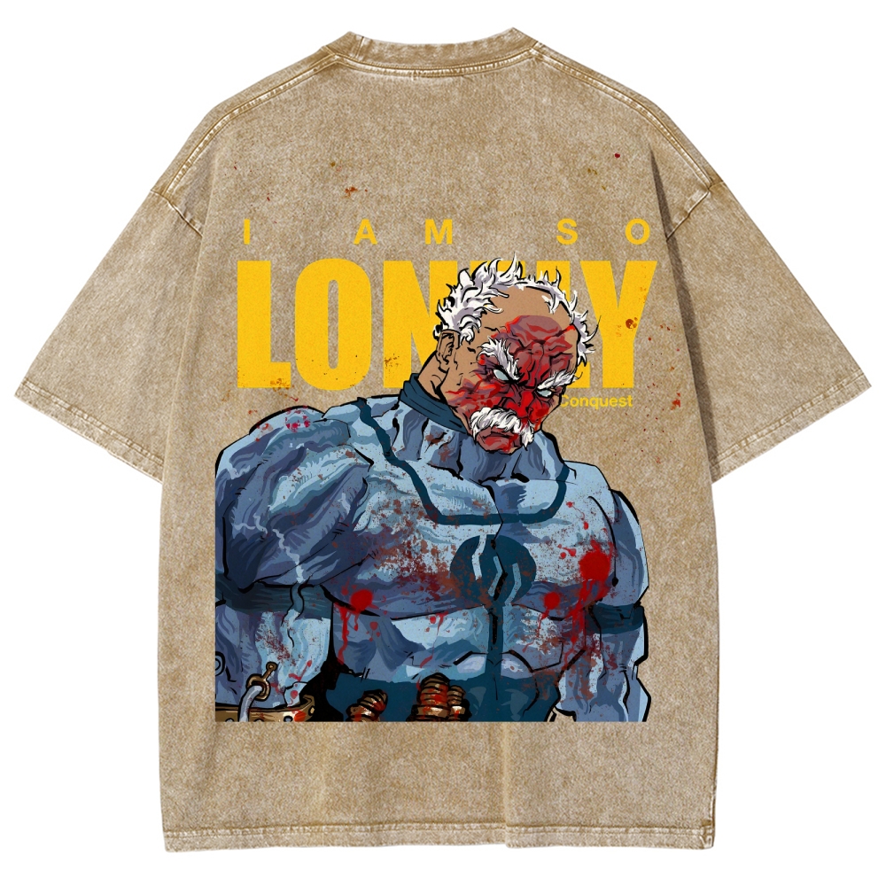 Invincible Unisex Fit Washed T-Shirt 2503012631