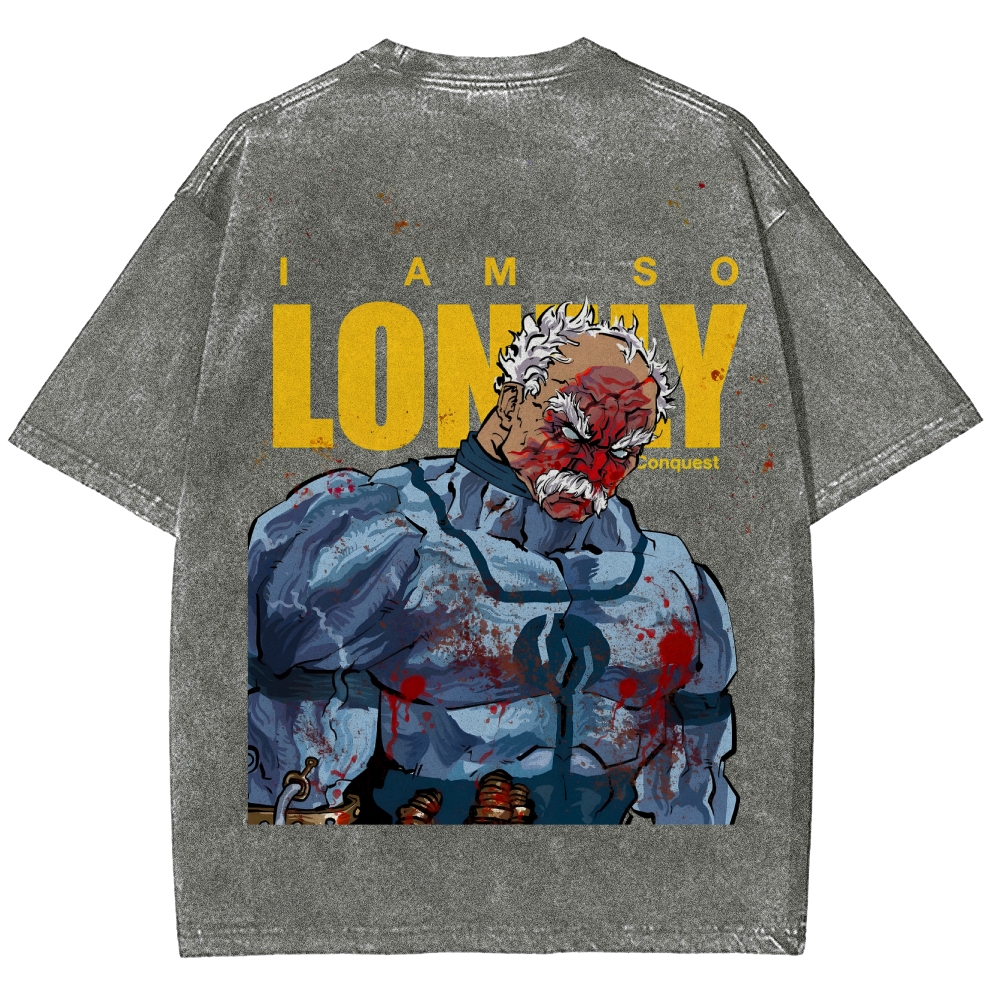 Invincible Unisex Fit Washed T-Shirt 2503012631