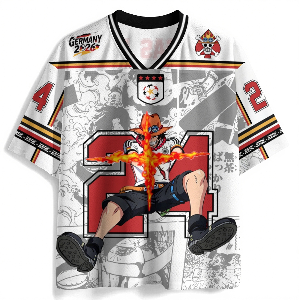 One Piece Anime Football Jersey