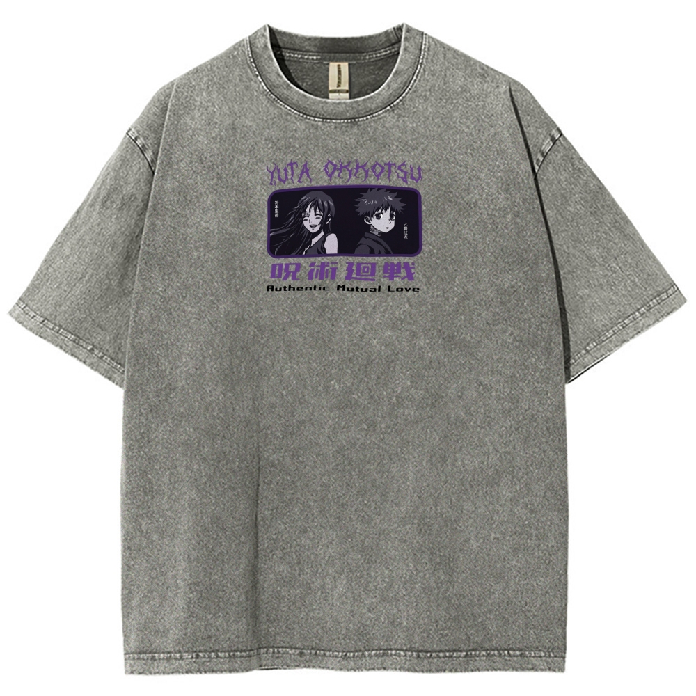 Unisex Fit Washed T-Shirt Jujutsu Kaisen