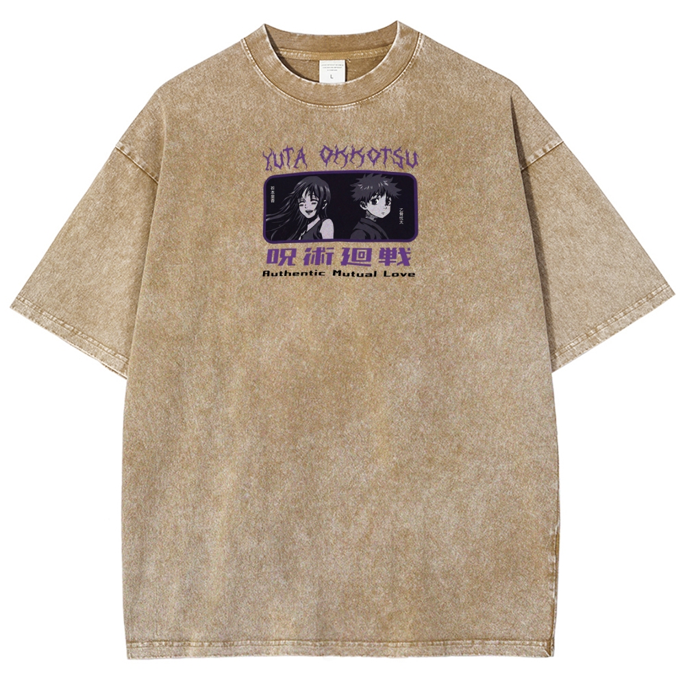 Unisex Fit Washed T-Shirt Jujutsu Kaisen