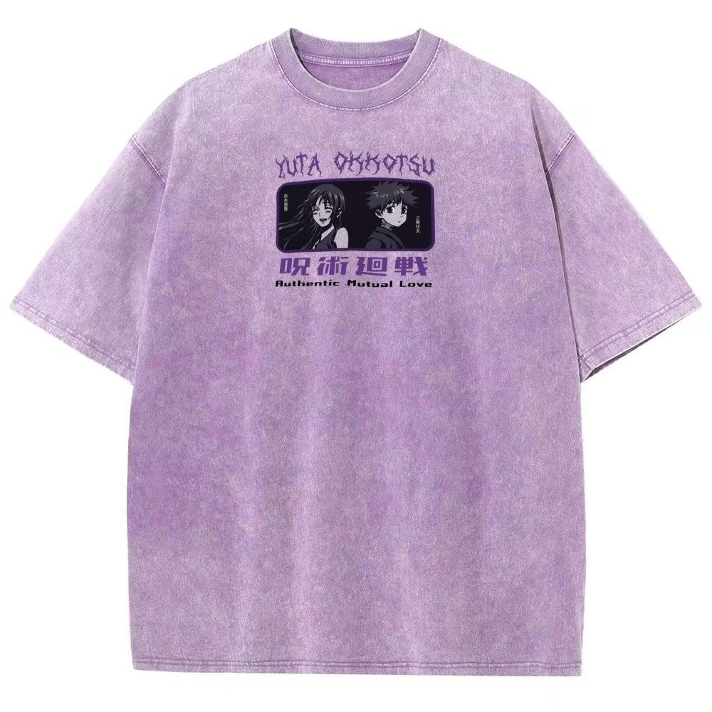 Unisex Fit Washed T-Shirt Jujutsu Kaisen