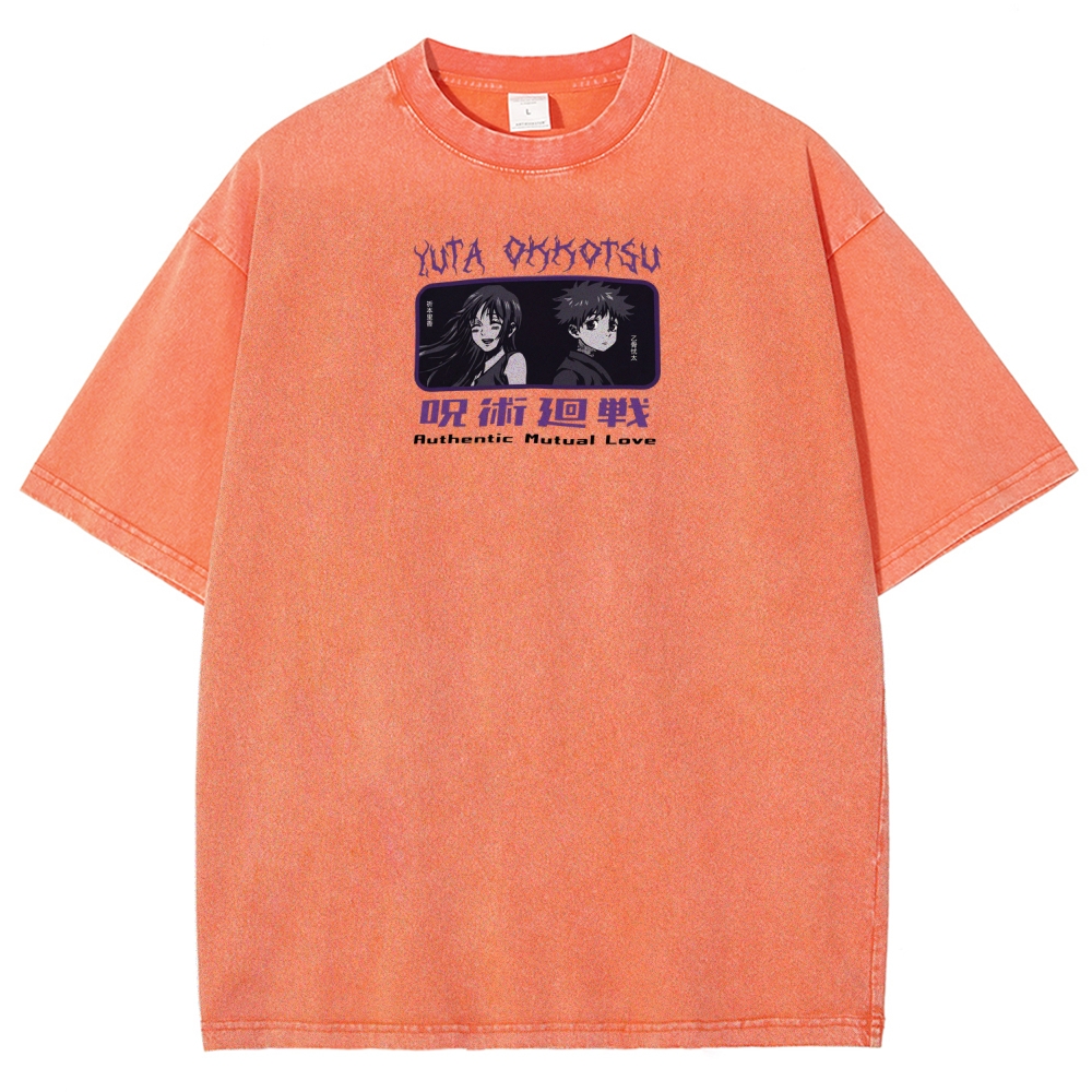 Unisex Fit Washed T-Shirt Jujutsu Kaisen