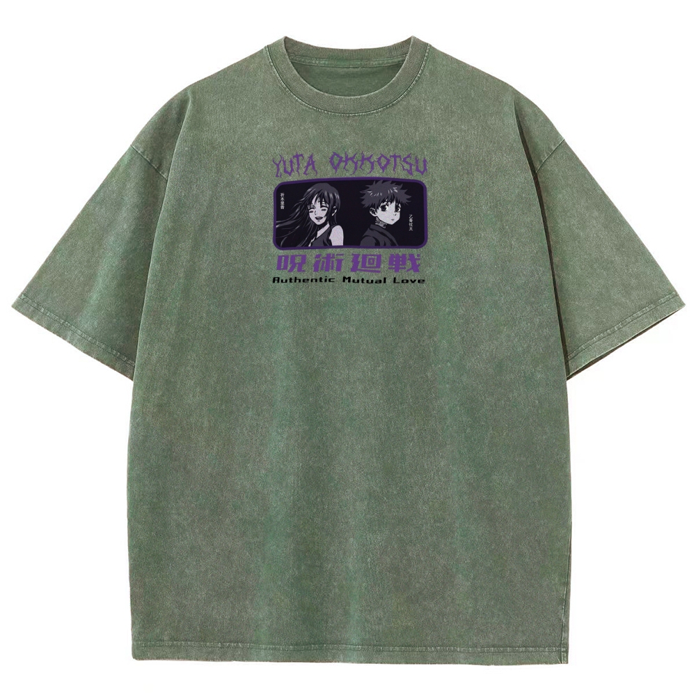 Unisex Fit Washed T-Shirt Jujutsu Kaisen