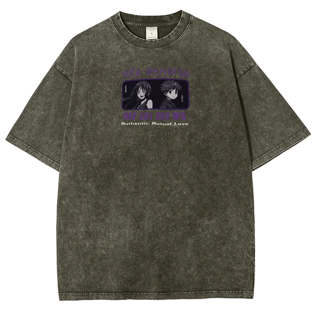Unisex Fit Washed T-Shirt Jujutsu Kaisen