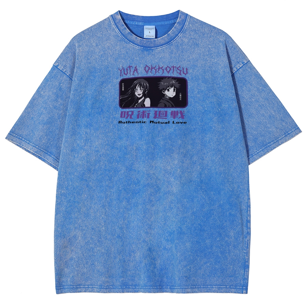 Unisex Fit Washed T-Shirt Jujutsu Kaisen