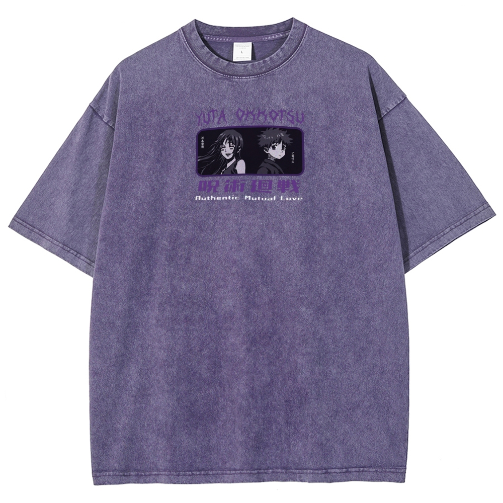 Unisex Fit Washed T-Shirt Jujutsu Kaisen