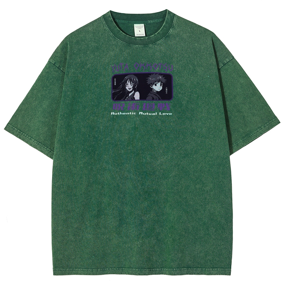 Unisex Fit Washed T-Shirt Jujutsu Kaisen