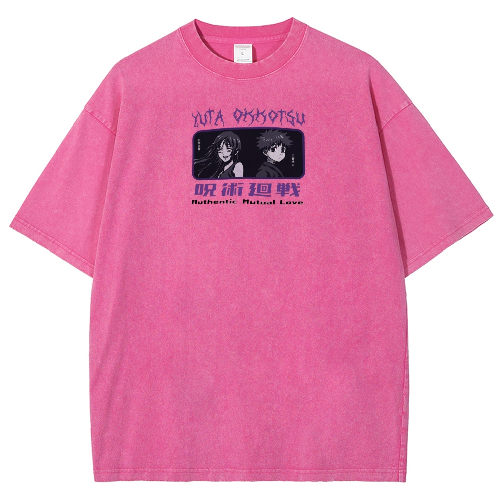 Unisex Fit Washed T-Shirt Jujutsu Kaisen