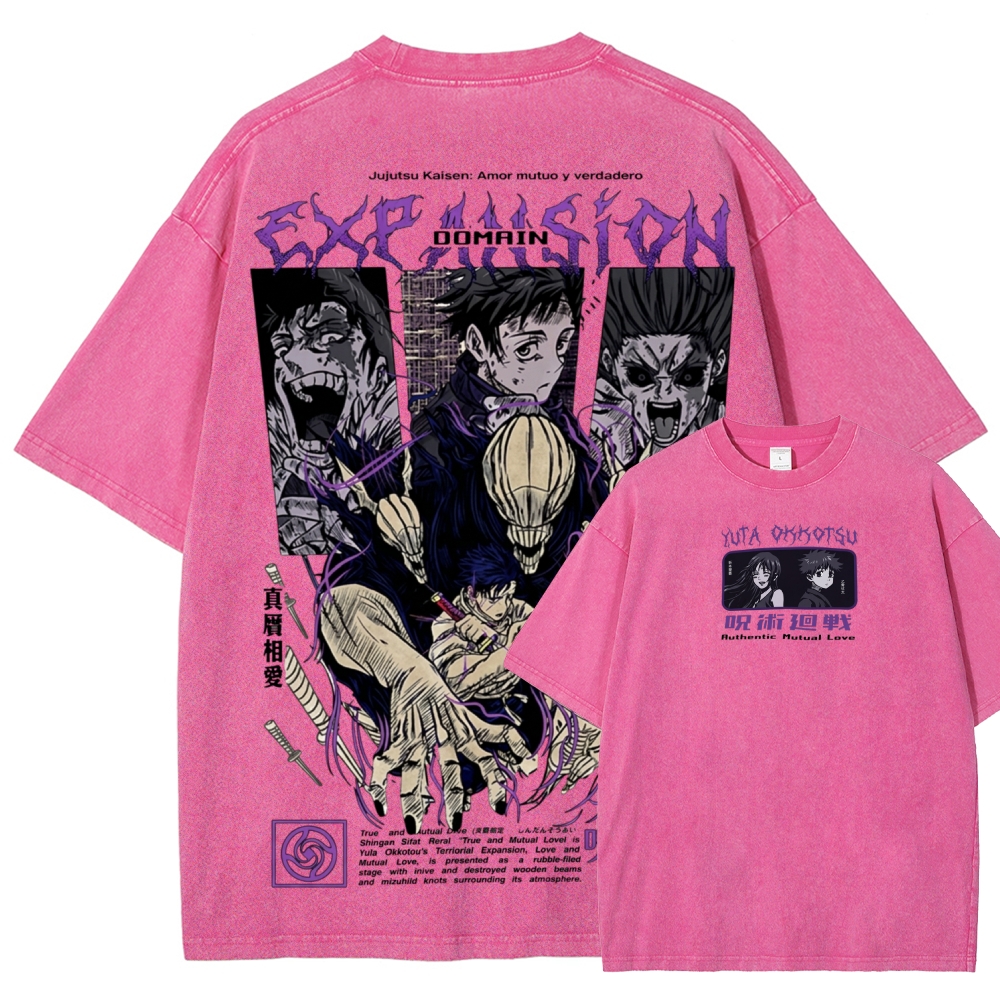 Unisex Fit Washed T-Shirt Jujutsu Kaisen